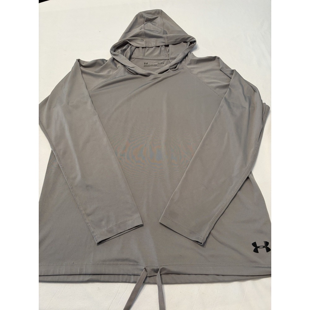 Under Armour HeatGear Men's M Loose Fit Gray Pullover Hoodie